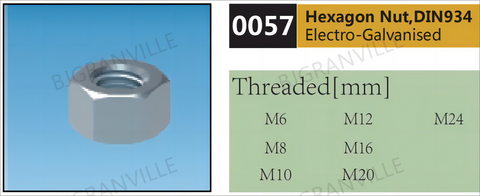 Hexagon Nut,DIN934
