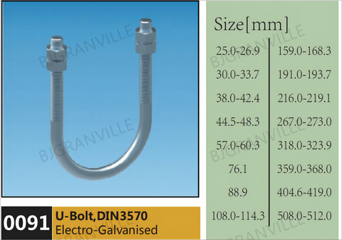 U-Bolt,DIN3570